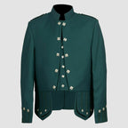 Green Sheriffmuir Doublet Jacket With Waistcoat
