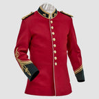 Classic British Army Tunic & Civil War Braided Jacket For Men