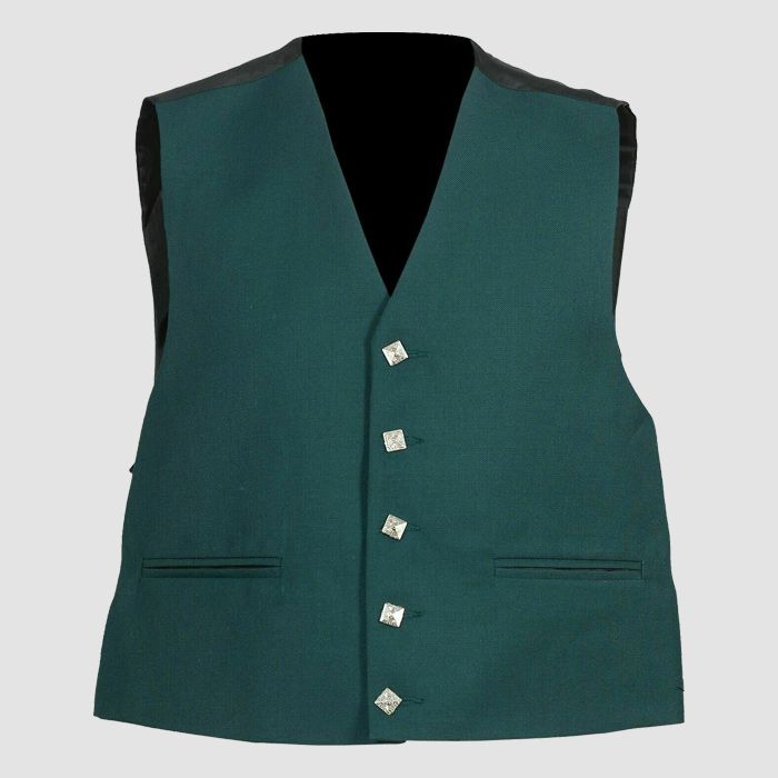 Green Sheriffmuir Doublet Jacket With Waistcoat