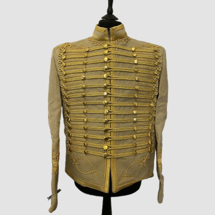 Elegant Napoleonic Hussar Military Uniform Style Jacket