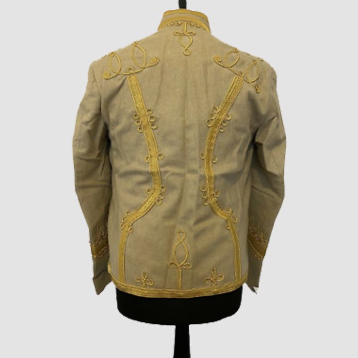 Elegant Napoleonic Hussar Military Uniform Style Jacket