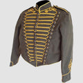 Steampunk Civil War Gray Wool Military Parade Jacket