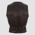 Men's Prince Charlie Jacket Waistcoat Black