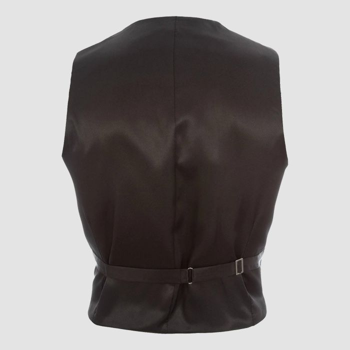 Men's Prince Charlie Jacket Waistcoat Black