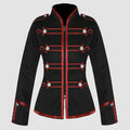 Red And Black Jacket Gothic Gothic Military Parade