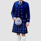 Sheriffmuir Doublet Jacket & Waistcoat Blue Wedding Kilt Jacket