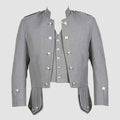 Prince Charlie Grey Jacket With Waistcoat
