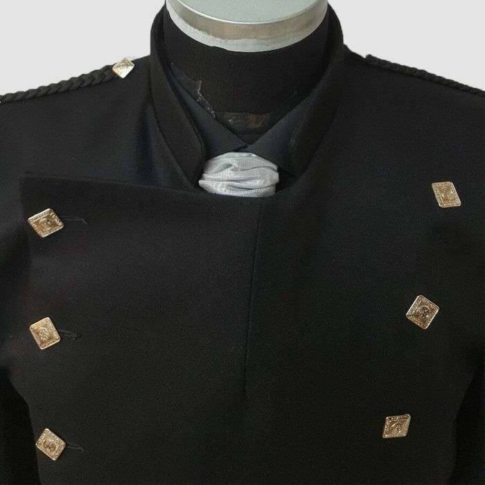 Black Montrose Scottish kilt Jacket