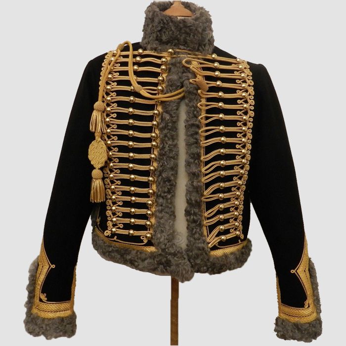 Men's Military Wool Pelisse Hussar Jacket