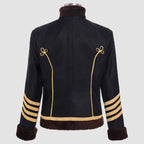 Military Jacket Women Parade Brown Trims