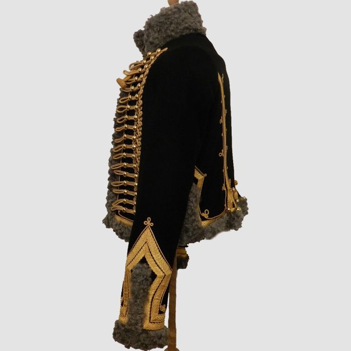 Men's Military Wool Pelisse Hussar Jacket