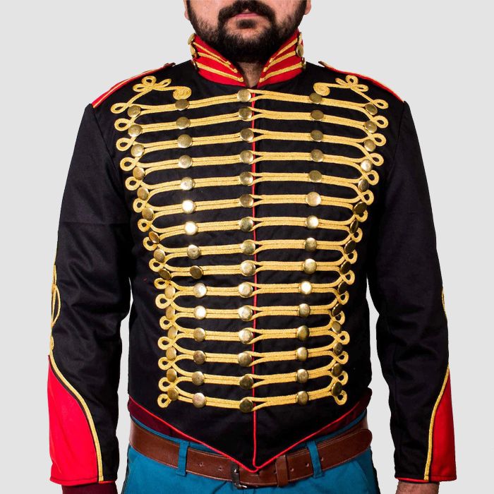 Goth Jacket Mcr Officer Military Drummer Parade Marching Band