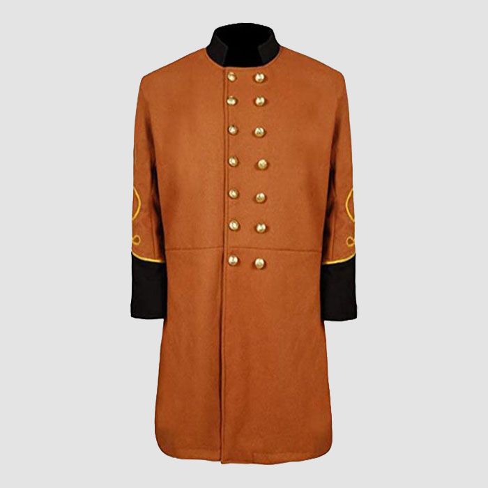 Union Captains Civil War Butternut Frock Coat
