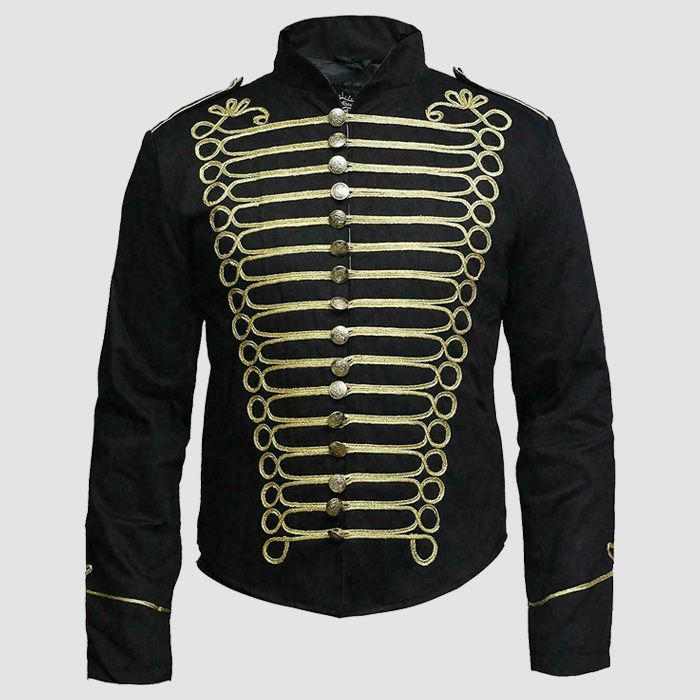 Military Jacket For Men Steampunk Napoleon Drummer Parade
