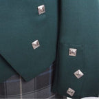 Bottle Green Prince Charlie Jacket & Waistcoat