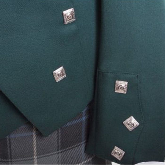 Bottle Green Prince Charlie Jacket & Waistcoat