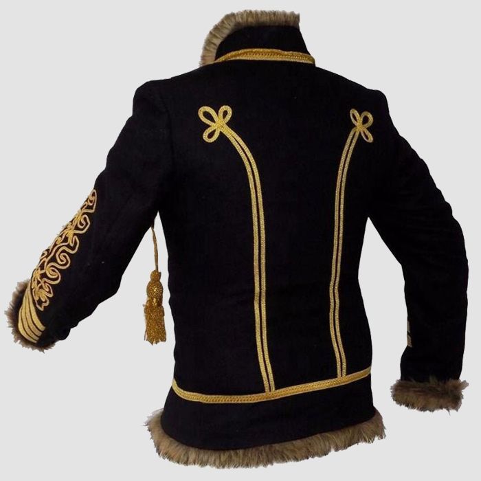 New Napoleonic Hussar Jacket Military Uniform Piping Tunic