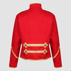 Men's Military Parade Red Marching Jacket