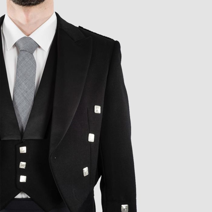 Black Prince Charlie Jacket & Vest