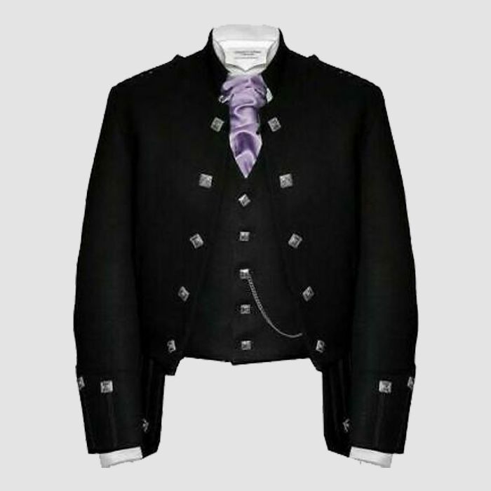 Custom Made Scottish Sheriffmuir Doublet Kilt Jacket With Vest
