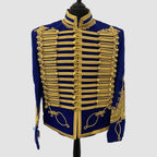 Alluring Men's Napoleonic Hussar Uniform Military Braided Jacket