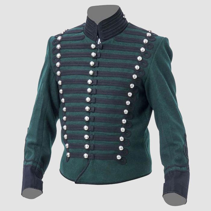Steampunk Military Uniform Hussar Jacket Napoleonic Uniform