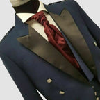 Prince Charlie Jacket Blue With Waistcoat