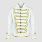 White Military Jackets White Gold