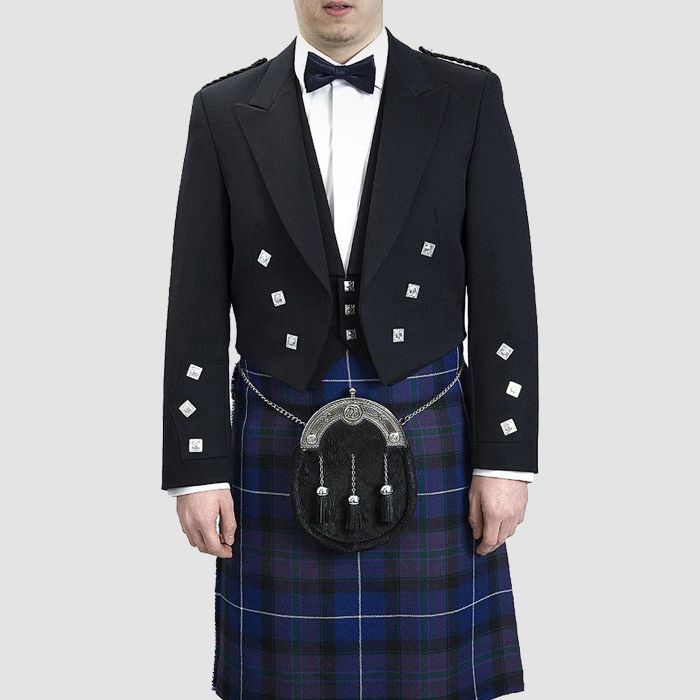Navy Midon Prince Charlie Jacket & Waistcoat