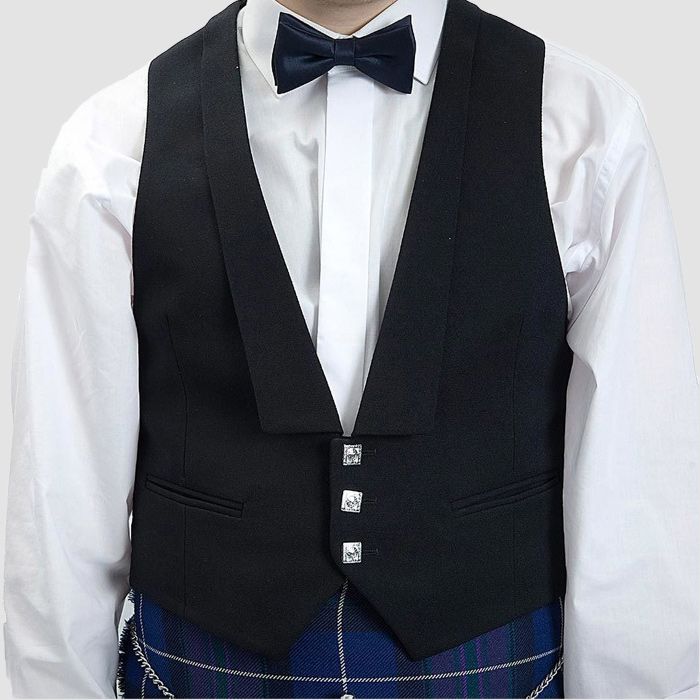 Navy Midon Prince Charlie Jacket & Waistcoat