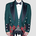 Green Prince Charlie Kilt Jacket Waistcoat Made To Measure