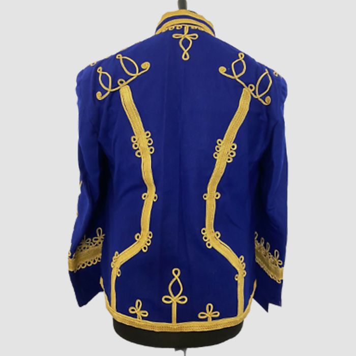 Alluring Men's Napoleonic Hussar Uniform Military Braided Jacket