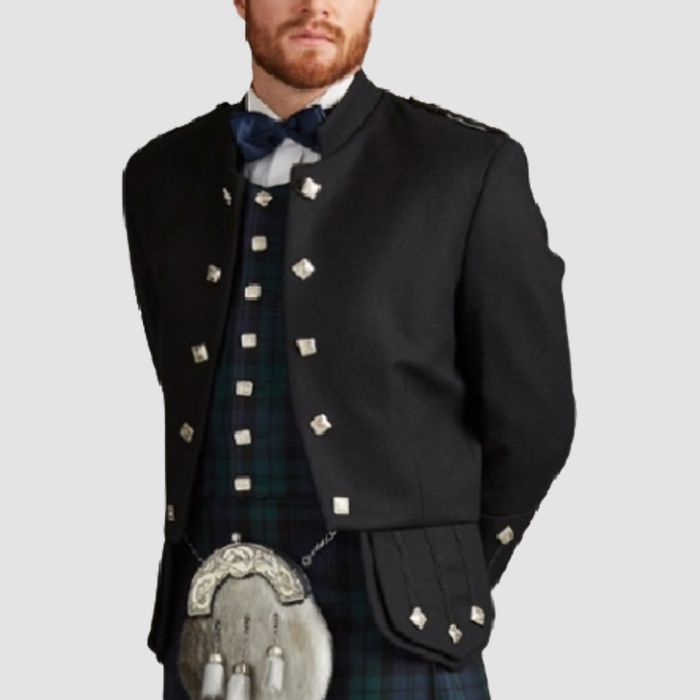 Doublet Sheriffmuir Kilt Jacket With 6 Button vest Wedding Kilts