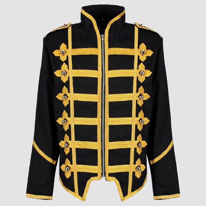Black Parade Jacket Steampunk Punk Military Mcr Drummer