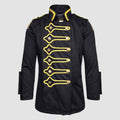 Black And Gold jacket Golden Steampunk Drummer Jacket
