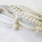 Aiguillette Silver With Tags & Netted Tags