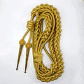 Aiguillette Gold wire cord Army Two Brass Gold Plated Tips