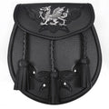 Welsh Day Sporran Black