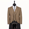 Rothesay Kilt Jacket and Waistcoat - Brown Tweed