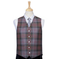 Grey Tartan Waistcoat For Men