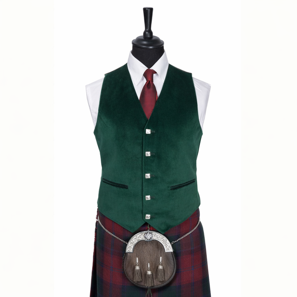 Velvet Argyll Kilt Jacket In 7 Colors