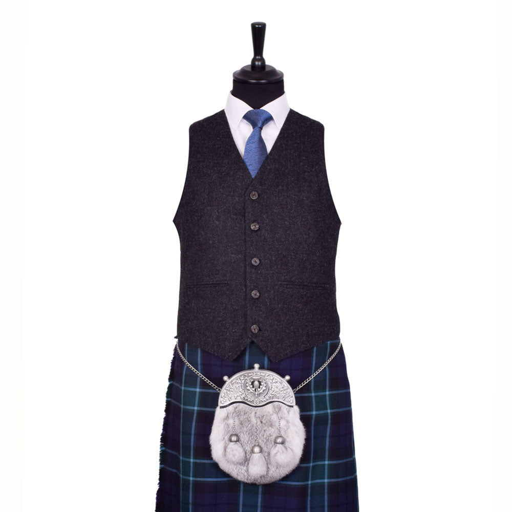 Argyll Tweed Jacket - Charcoal