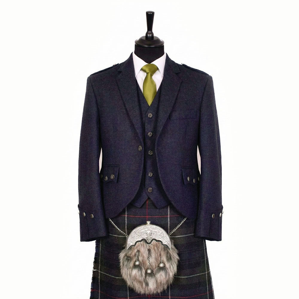 Argyll Tweed Jacket - Elgin Blue