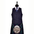 Braemar Tweed Jacket in Lomond Blue