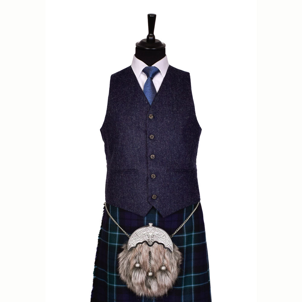 Braemar Tweed Jacket in Lomond Blue