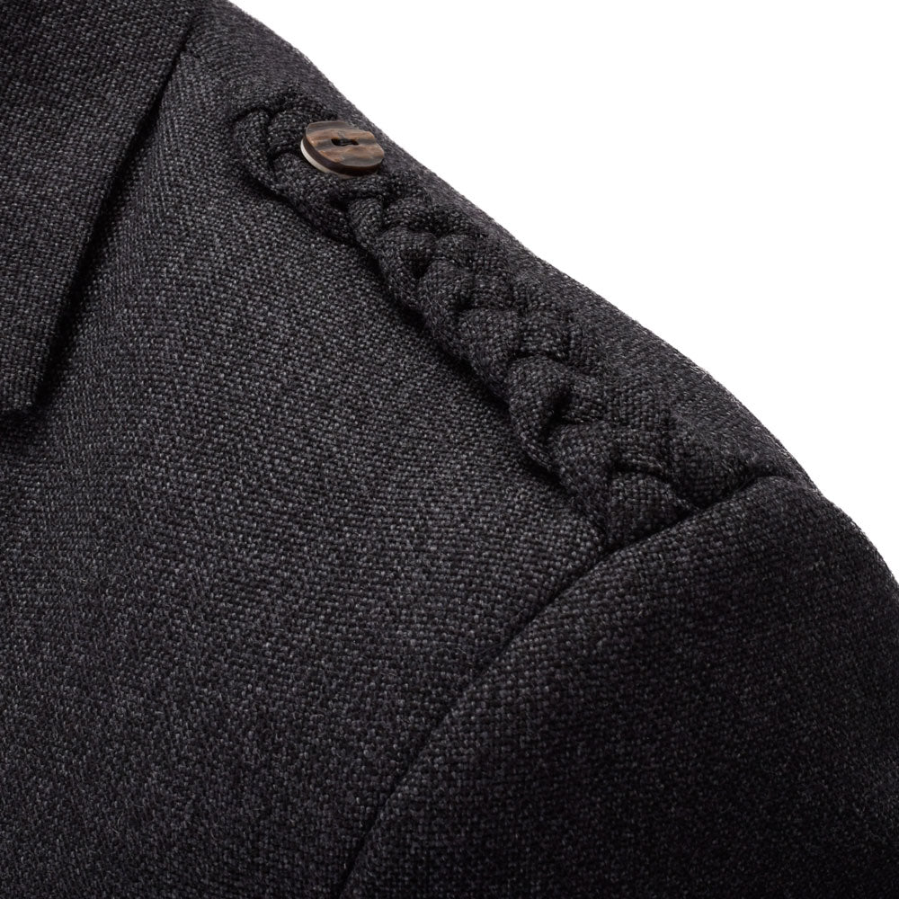 Braemar Tweed Jacket in Charcoal
