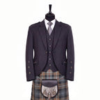Braemar Tweed Jacket in Charcoal