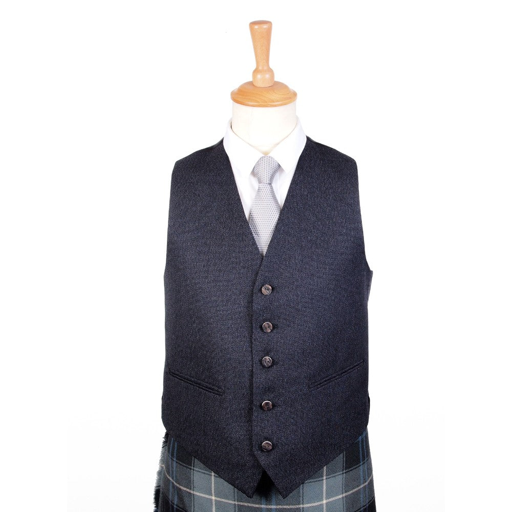 Charcoal Arochar Tweed Men Waistcoat Vest