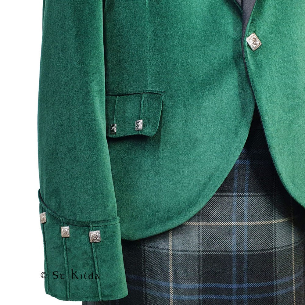 Velvet Argyll Kilt Jacket In 7 Colors