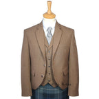 Rothesay Kilt Jacket and Waistcoat - Brown Tweed